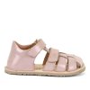 SANDAŁY FRODDO G3150283-13 PINK SHINE barefoot flexy F dziewczęce na rzepy